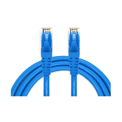LINK สายแลน สายพ่วง CAT 5E RJ45 3 M. US-5010-4 สีฟ้า