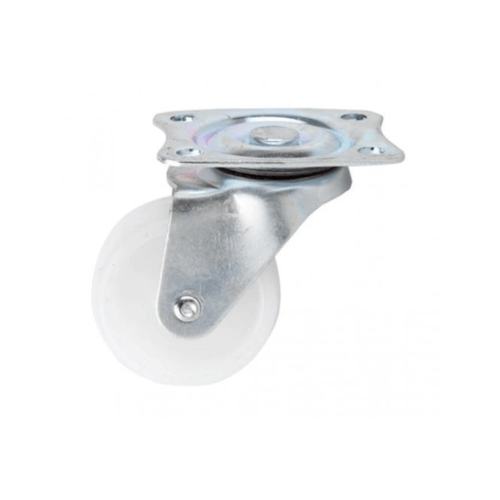 KAMPER ล้อ Nylon แป้นหมุน 50มม (2นิ้ว) รุ่น 2042-50 สีขาว
