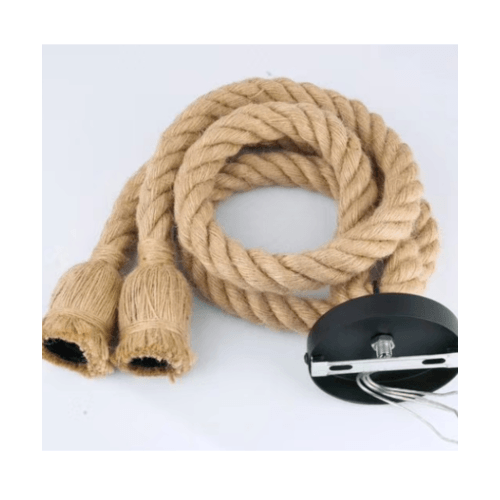 EILON ขั้วห้อยสายไฟ แบบเชือก GY-38 ยาว 100 ซม.สีน้ำตาลอ่อน