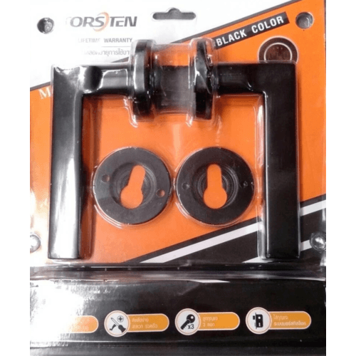 TORSTEN ชุดมือจับก้านโยกห้องทั่วไป PQS-C15/02 สีดำ