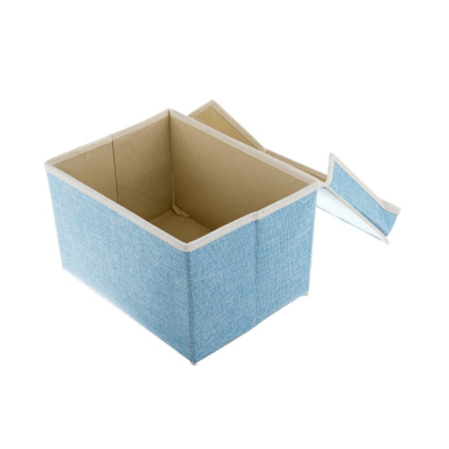 USUPSO กล่องผ้าเก็บของ - ฟ้า