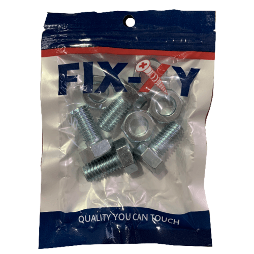 สกรูเกลียวมิล 1/2x1 รุ่น EF-021 (4ชิ้น/แพ็ค) FIX-XY