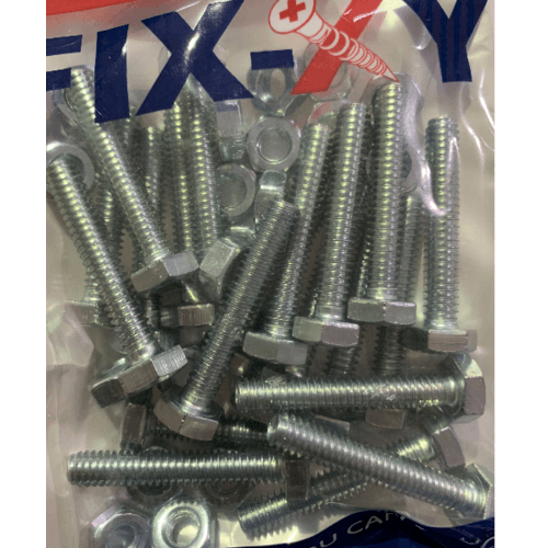 สกรูเกลียวมิล 1/4x1.1/2 รุ่น EF-013 (20ชิ้น/แพ็ค) FIX-XY