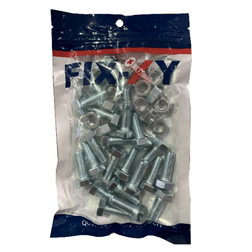 สกรูเกลียวมิล 3/8x1 รุ่น EF-018 (20ชิ้น/แพ็ค) FIX-XY