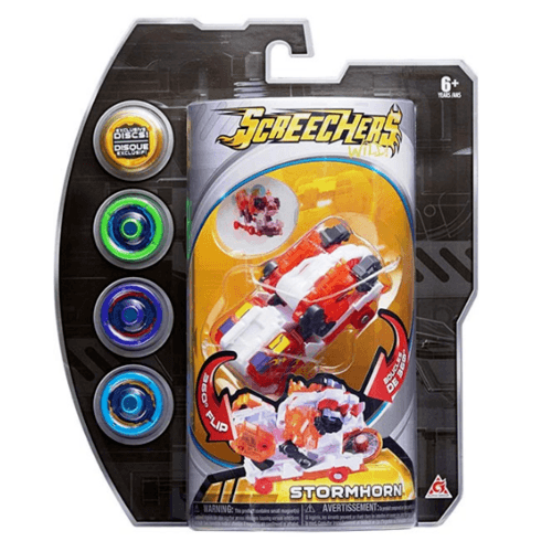 Sanook&Toys ยานพาหนะ ของเล่น Screechers Wild - StormHorn EU683141 สีส้ม