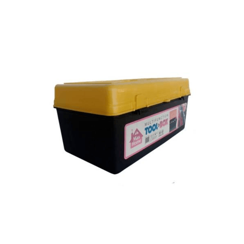 กล่องเครื่องมือพลาสติก รุ่น TO-C12 สีเหลือง-ดำ ขนาด 12