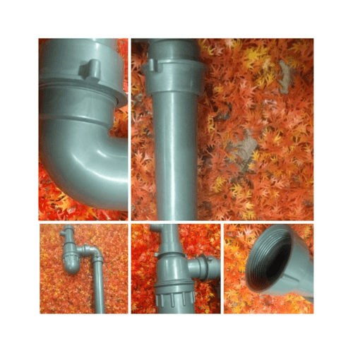 CLOSE ท่อน้ำทิ้งหลุมเดียว  G005-F สีเทา