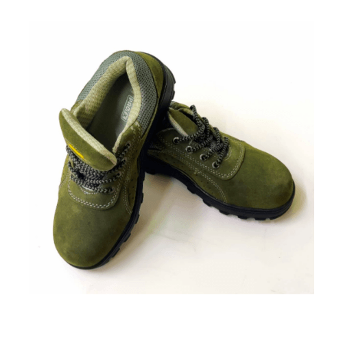 รองเท้าเซฟตี้ #45 พื้น PU รุ่น BA-128 สีเขียว PROTX