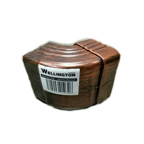 WELLINGTAN ข้องอ รางน้ำฝนอลูมิเนียม สีบลอนซ์