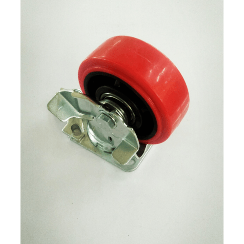 KAMPER ลูกล้อโพลียูรีเทน (PU) แป้นหมุน - มีเบรค รุ่น 1014-125B