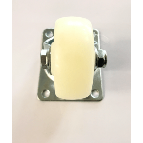 KAMPER ล้อ Nylon แป้นหมุน 65มม (2.5นิ้ว) รุ่น 2042-65 สีขาว
