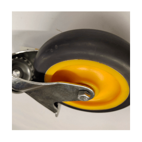 KAMPER ล้อ TPR เกลียวใน มีเบรค 3นิ้ว (75มม) รุ่น 3036-75B