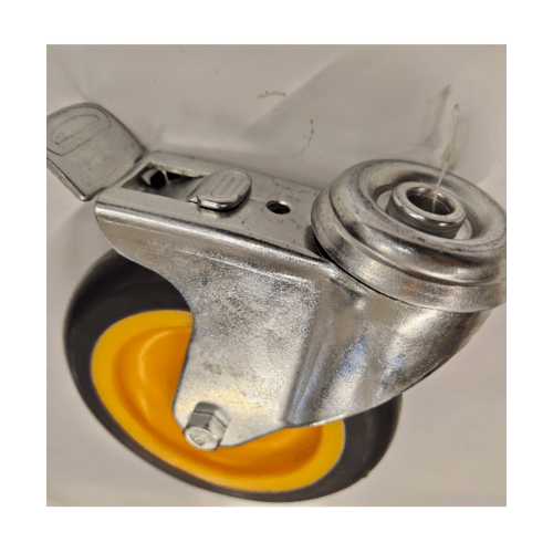 KAMPER ล้อ TPR เกลียวใน มีเบรค 3นิ้ว (75มม) รุ่น 3036-75B