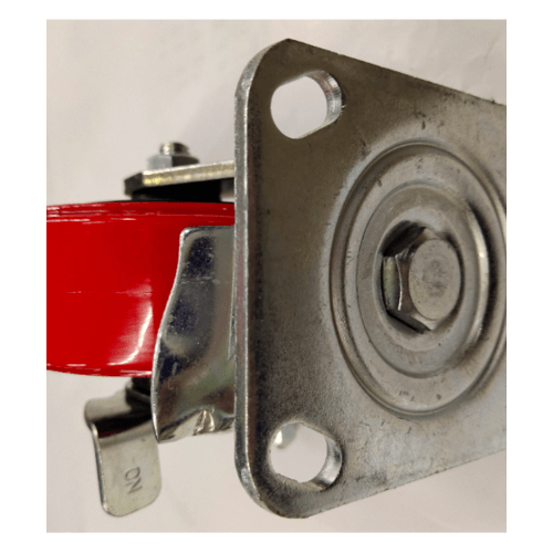 KAMPER ลูกล้อโพลียูรีเทน (PU) แป้นหมุน - มีเบรค รุ่น 1013-125B