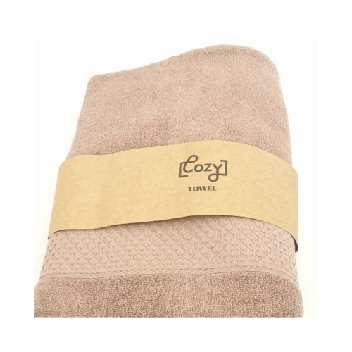 COZY ผ้าขนหนู รุ่น BQ007-BR ขนาด 70x140 ซม. สีน้ำตาล