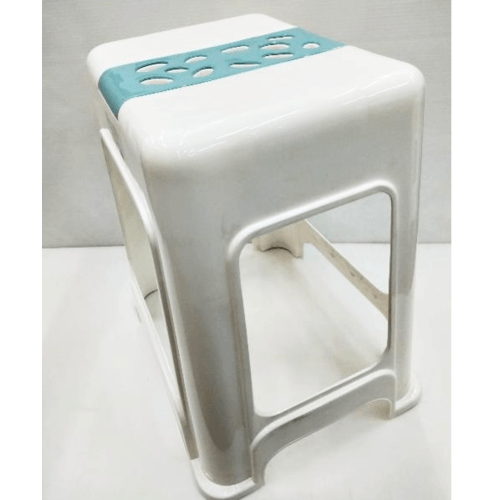 GOME เก้าอี้พลาสติก รุ่น ZH014-WBU ขนาด 36x44x47cm สีขาว