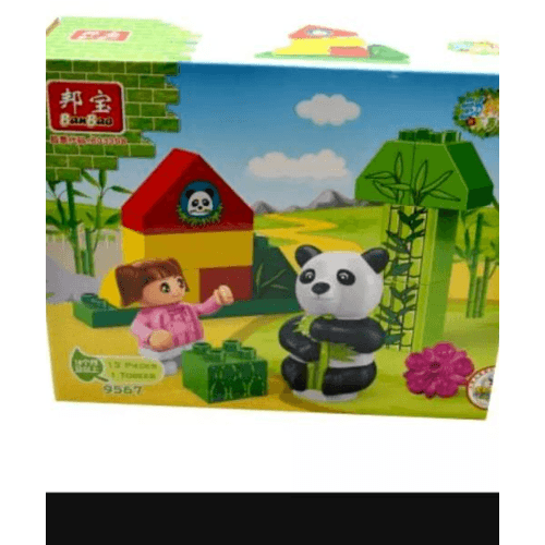 Sanook&Toys บล็อกตัวต่อชุด (Zhulin) 9567 สีเขียว