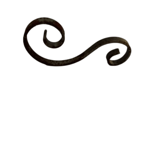 ลายเหล็กดัด ตัวSเล็ก ขนาด 170x80 มม.