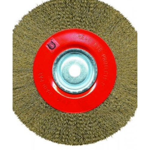 แปรงลวดทองเหลืองกลม HM-WB8 ขนาด 8X1X32mm.