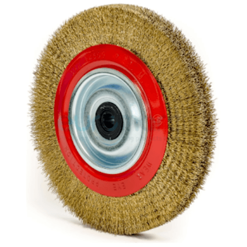 แปรงลวดทองเหลืองกลม HM-WB8 ขนาด 8X1X32mm.