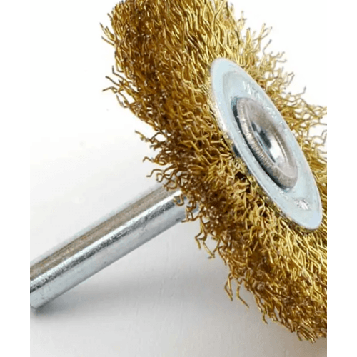 แปรงลวดทองเหลืองกลม HM-WB8 ขนาด 8X1X32mm.