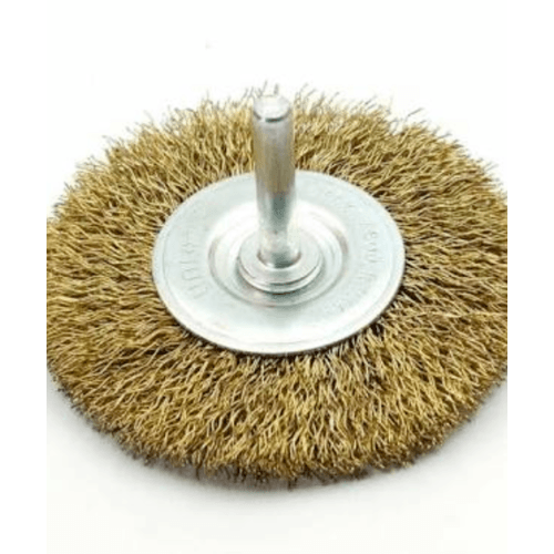 แปรงลวดทองเหลืองกลม HM-WB8 ขนาด 8X1X32mm.