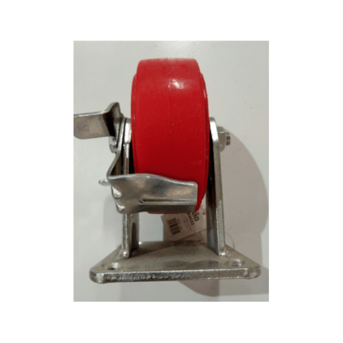 KAMPER ลูกล้อโพลียูรีเทน (PU) แป้นหมุน - มีเบรค รุ่น 1054-125B 5 นิ้ว