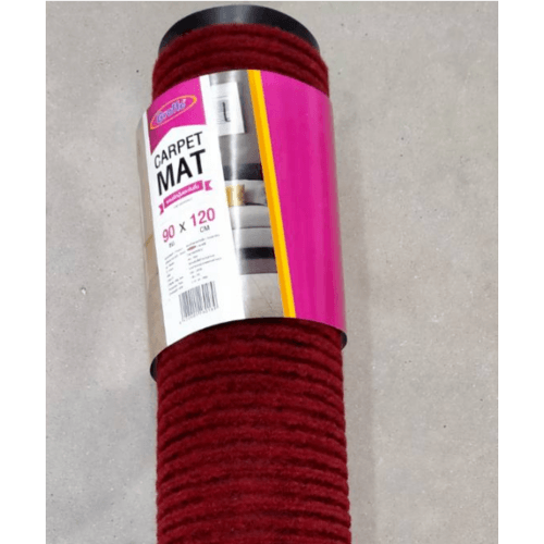 พรมดักฝุ่นกันลื่น CM1000RD912 ขนาด 90x120ซม. หนา 0.7มม. สีแดง