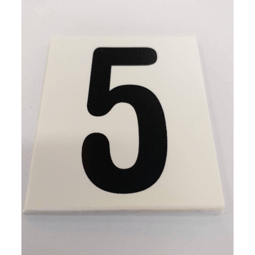 ป้ายPP SGB1105-31 เลข 5 ขนาด 4.7x5.5 ซม.