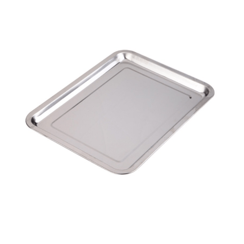 Sane ถาดเหลี่ยมสเตนเลส ขนาด 40x60x2 CM. PQS-05707 สีโครเมี่ยม