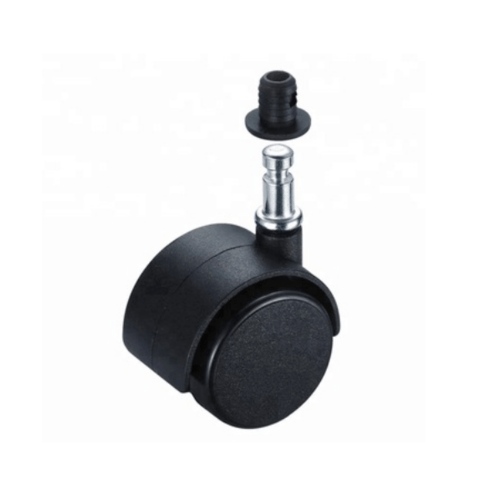 KAMPER ล้อแกนเดือย Black Nylon มีเบรค 40มม (1.5นิ้ว) รุ่น TWSB-40
