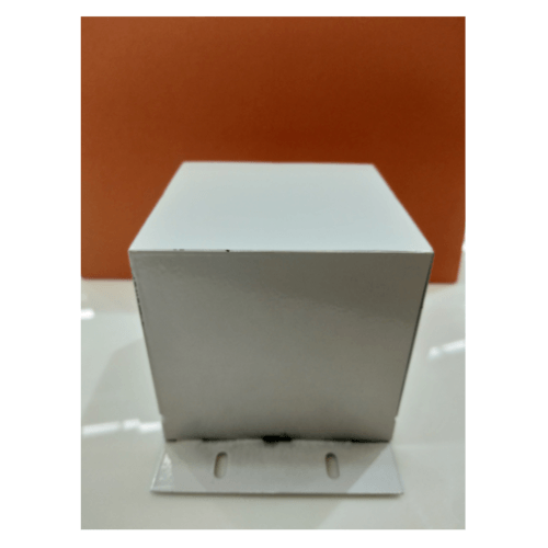 V.E.G.ข้อต่อตัวตรงโคมไฟแขวนเพดาน 2 ทาง ขนาด7.5x12x8ซม.สีขาว
