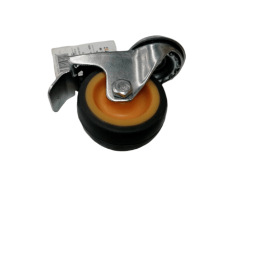 KAMPER ล้อ TPR เกลียวใน มีเบรค 2นิ้ว (50มม) รุ่น 3036-50B