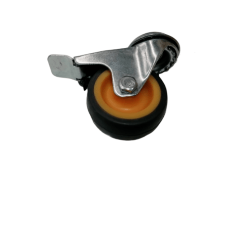 KAMPER ล้อ TPR เกลียวใน มีเบรค 2นิ้ว (50มม) รุ่น 3036-50B