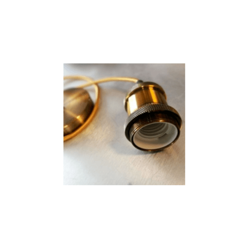 EILON สายขั้วห้อยหลอด E27 เชือกขั้วทองเหลือง รุ่น GY-01 สีทองเหลือง