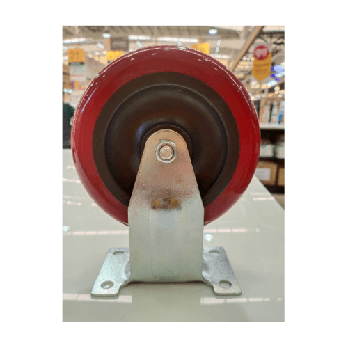 KAMPER ลูกล้อโพลียูรีเทน (PU) แป้นตาย รุ่น 3042-125 5 นิ้ว