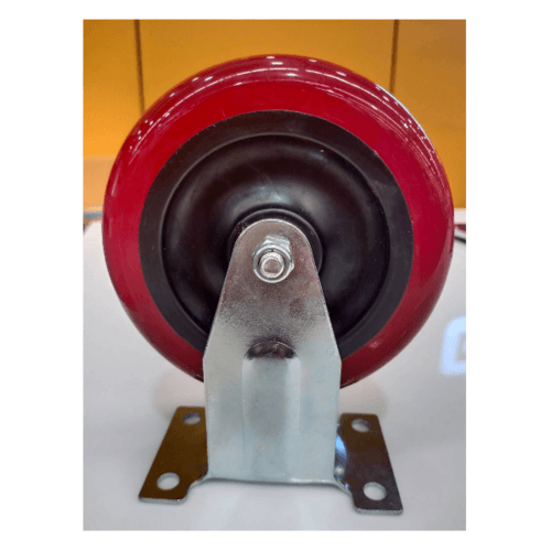 KAMPER ลูกล้อโพลียูรีเทน (PU) แป้นตาย รุ่น 3042-125 5 นิ้ว