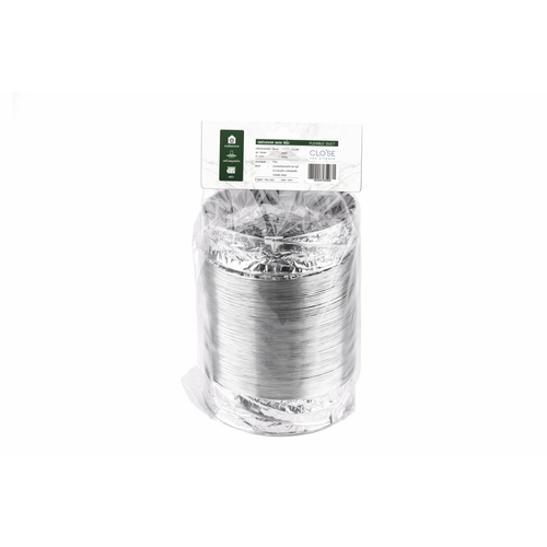 CLOSE ท่อนำอากาศ 5 นิ้ว (120มม.) ยาว 5เมตร  THOR สีโครเมี่ยม