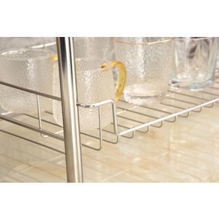 CLOSE ชั้นคว่ำจานสเตนเลส 2 ชั้น 32x51x41 ซม. CHERTAME-2D สีเงิน