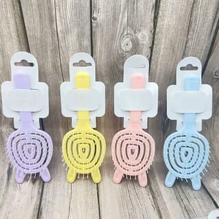 KOJI หวีแปรงผมหทรงแมวนอร์ดิน รุ่น co196 ขนาด 6.5X17x2ซม.คละสี