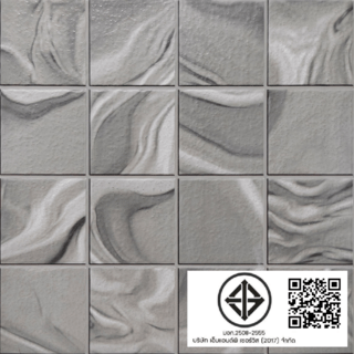 Marbella กระเบื้องเซรามิคปูพื้น 16x16 นิ้ว รุ่น ทวีโชค เทา ZY731 Matt (12P)