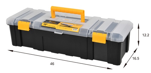 HUMMER กล่องเครื่องมือพลาสติก PP Latches 18” (7ช่อง) รุ่น 320144