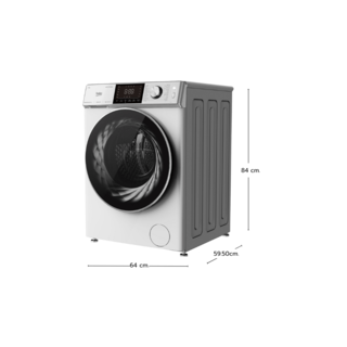 BEKO เครื่องซักผ้าฝาหน้า 12 กก. WCV127P4DW สีขาว