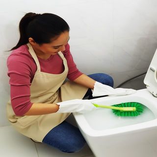 ANCHOR แปรงสุขภัณฑ์ ตราสมอ รุ่น 360 คลีน สีเขียว