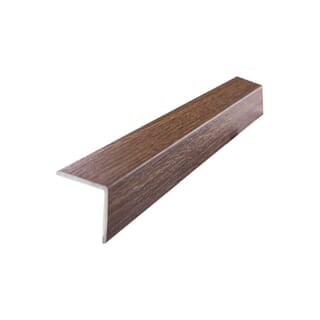 MAC ครอบฉากPVC T2 ขนาด25x25มม. ความยาว 2 เมตร STE2*2 สีวอลนัท F81N