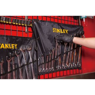 STANLEY ชุดประแจแหวนข้าง ปากตาย 14 ชิ้น รุ่น STMT80944-8 +ซองผ้าสีดำ