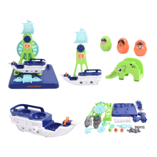 TOYS ของเล่นชุดเรือไวกิ้งพร้อมอุปกรณ์ รุ่น#LM1002-D ขนาด30x12x26 ซม.