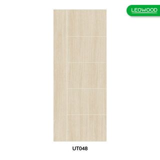 LWD ประตู UDoor UPVC ลาย 04 สี Tango ขนาด 80x200ซม.
