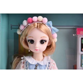  TOYS ของเล่นตุ๊กตาผู้หญิงพร้อมชุดครัว 12นิ้ว#68087C ขนาด (39x7.5x33 ซม.) 