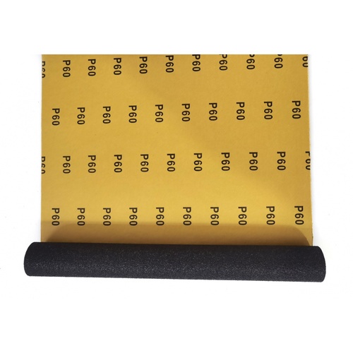 HUMMER กระดาษทรายม้วนขัดน้ำ 12 นิ้ว เบอร์ 60 ขนาด 300 มม.x1เมตร BPR-30060M1 สีดำ